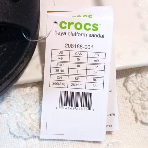 Awesome! CROCS Baya Slide Sandal w9 ππ³π - Picture 3 of 11